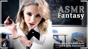 Naughty Student Asks for Extra Detention